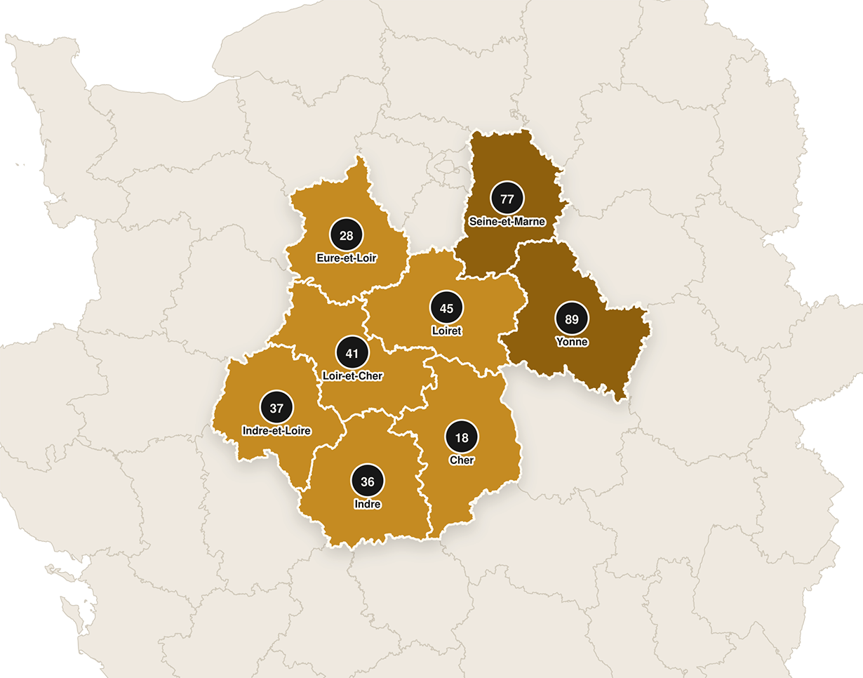 Zone d'intervention d'Osiris Nettoyage